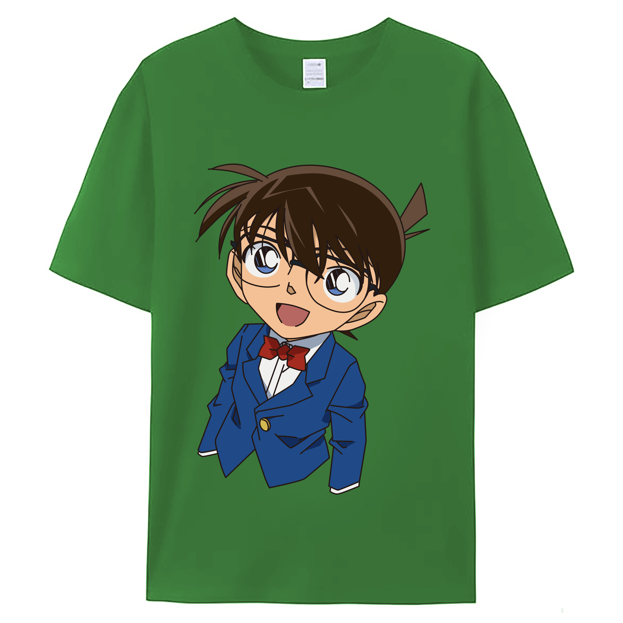 （画像用） 名探偵コナン 江戸川 コナン Detective Conan Conan Edogawa レディースカジュアルプリントTシャツ（綿100％）